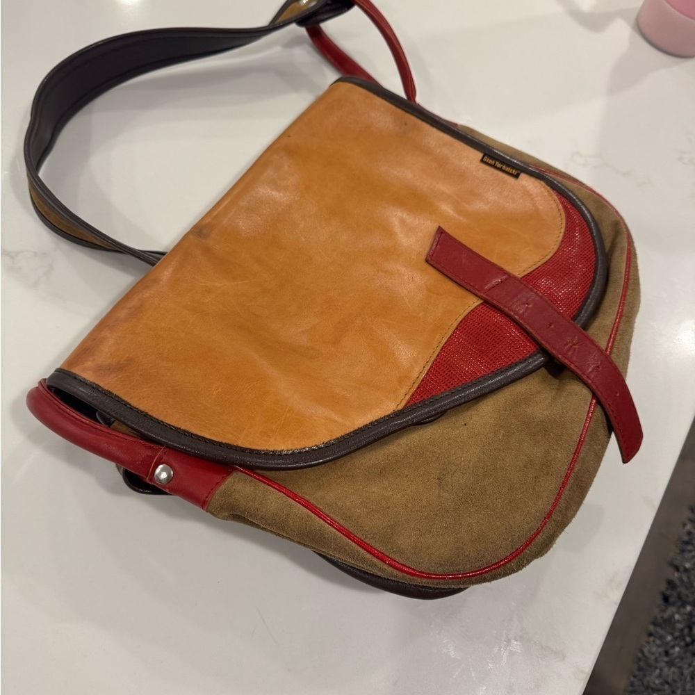 Ston Torbalski Multi-Tone Leather Crossbody Bag